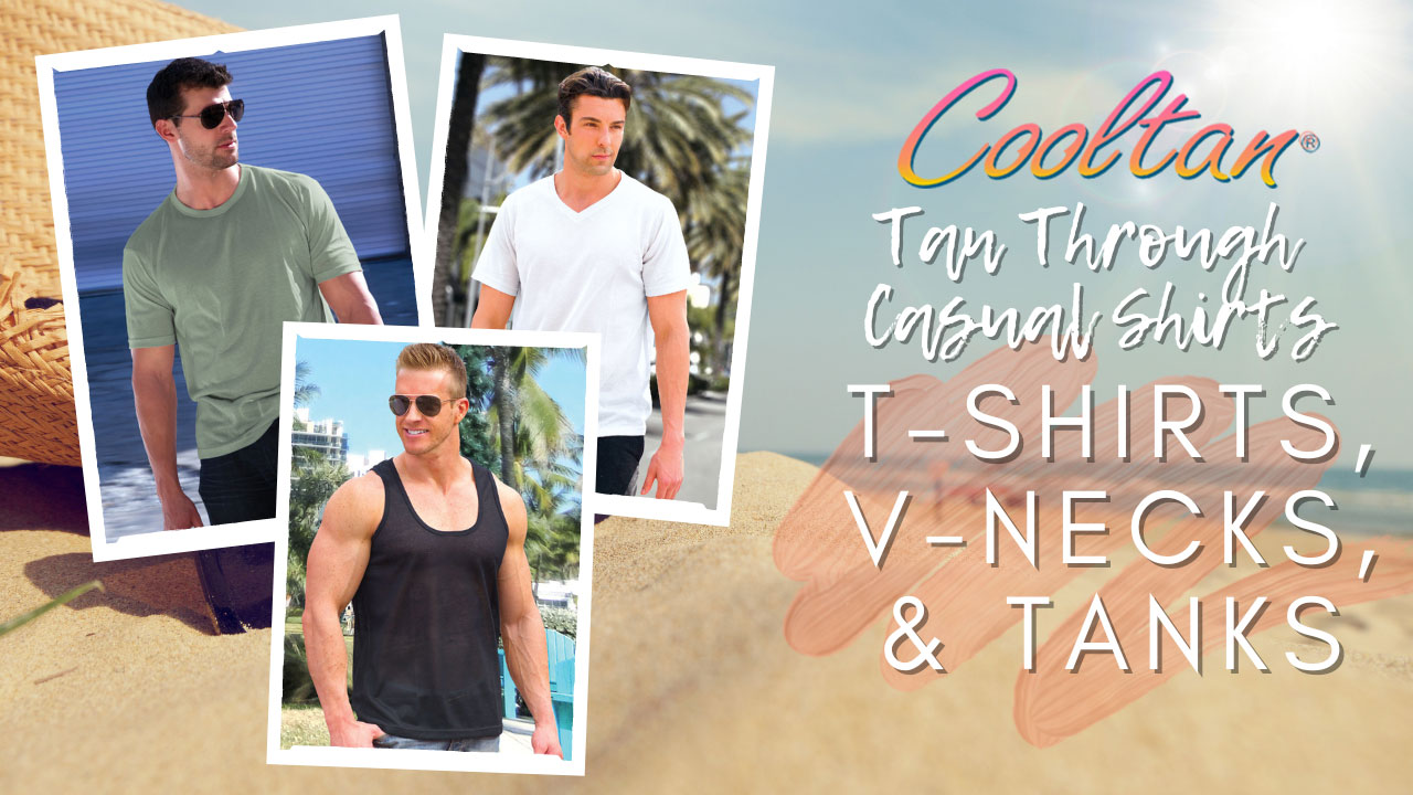 Men Tan Through Tank Top Shirts