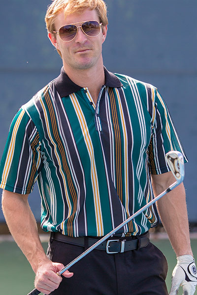 Tan-Through Sportshirts Graphic Polo Baseline 