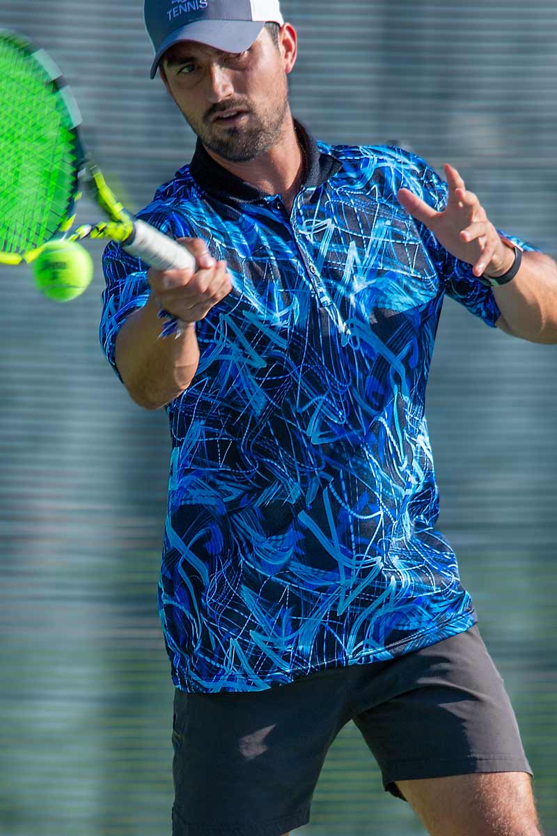 Tan-Through Sportshirts Graphic Polo Techno 