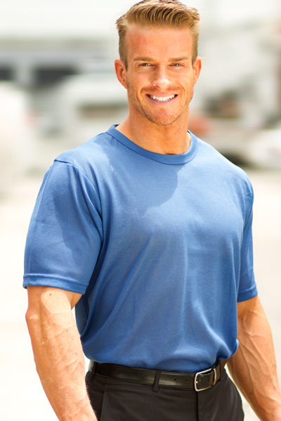 Cooltan Tan Though Blue T-Shirt